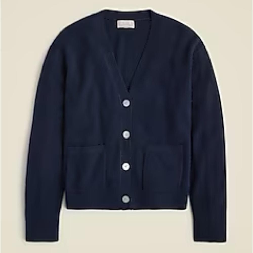 J. Crew Cashmere Sweater in Navy XXS